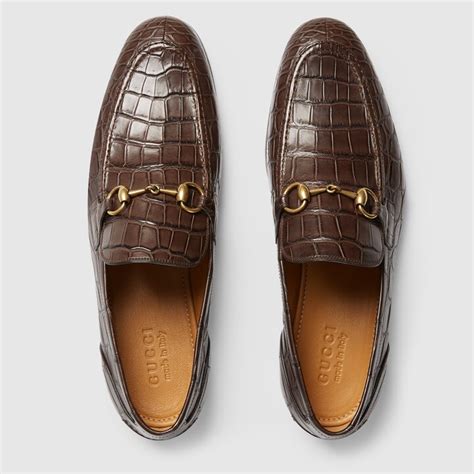 gucci loafers jordaan|gucci crocodile loafer.